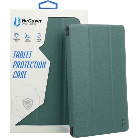 Чехол-книжка BeCover Flexible TPU Mate для Lenovo Tab M10 Plus TB-125F (3rd Gen)/K10 Pro TB-226 Dark Green (712524)