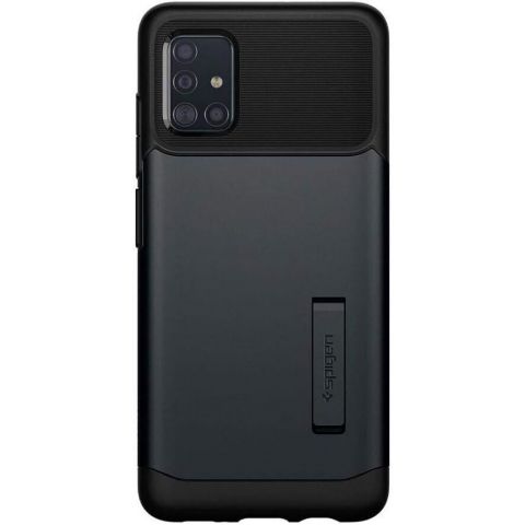 Чeхол-накладка Spigen Slim Armor для Samsung Galaxy A51 SM-A515 Metal Slate (ACS00820)