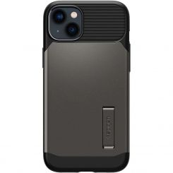 Чeхол-накладка Spigen Slim Armor with MagFit для Apple iPhone 14 Gunmetal (ACS04685)