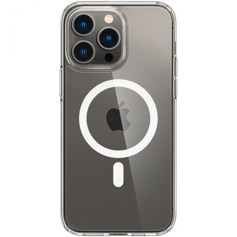 Чeхол-накладка Spigen Crystal Hybrid with MagFit для Apple iPhone 14 Pro Clear (ACS04670)