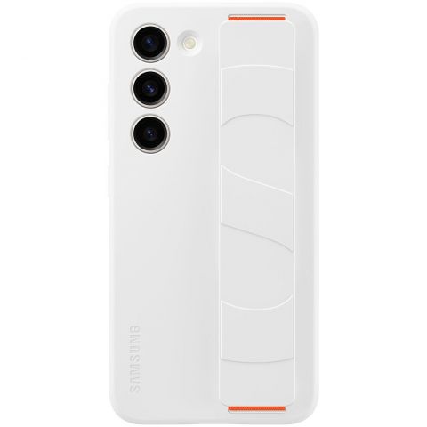 Чeхол-накладка Samsung Silicone Grip Case для Samsung Galaxy S23 SM-S911 White (EF-GS911TWEGRU)