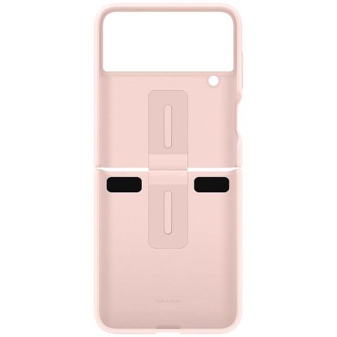 Чeхол-накладка Samsung Silicone Cover with Ring для Samsung Galaxy Flip 4 SM-F721 Pink (EF-PF721TPEGUA)