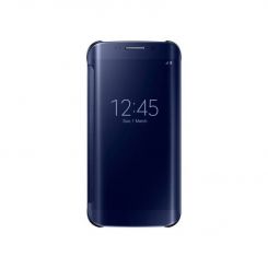 Чeхол-книжка Samsung Clear View Cover для Samsung Galaxy S6 Edge SM-G925 Dark Blue (EF-ZG925BBEGRU)