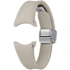 Ремешок Samsung D-Buckle Hybrid Eco-Leather Band для Samsung Galaxy (20mm, S/M) / Watch 4 / Watch 5 / Watch 6 Etoupe (ET-SHR93SAEGEU)