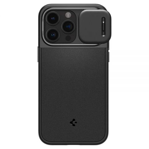 Чeхол-накладка Spigen Optik Armor MagFit для Apple iPhone 15 Pro Black (ACS06738)
