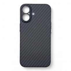 Чeхол-накладка BeCover Carbonite Case MagSafe для Apple iPhone 16 Black (712067)