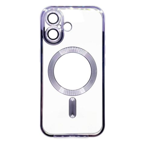 Чeхол-накладка BeCover TPU Chrome Case MagSafe для Apple iPhone 16 Purple (712074)
