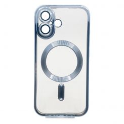 Чeхол-накладка BeCover TPU Chrome Case MagSafe для Apple iPhone 16 Plus Sierra Blue (712077)