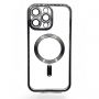 Чохол-накладка BeCover TPU Chrome Case MagSafe для Apple iPhone 16 Pro Black (712080) Чохол-накладка BeCover TPU Chrome Case MagSafe для Apple iPhone 16 Pro Black (712080)