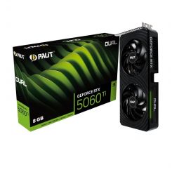 Видеокарта GF RTX 5060 Ti  8GB GDDR7 Dual Palit (NE7506T019P1-GB2062D)