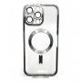 Чeхол-накладка BeCover TPU Chrome Case MagSafe для Apple iPhone 16 Pro Silver (712083)