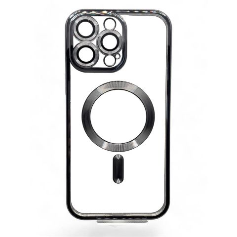 Чeхол-накладка BeCover TPU Chrome Case MagSafe для Apple iPhone 16 Pro Max Black (712085) Чeхол-накладка BeCover TPU Chrome Case MagSafe для Apple iPhone 16 Pro Max Black (712085)