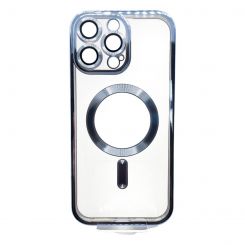 Чeхол-накладка BeCover TPU Chrome Case MagSafe для Apple iPhone 16 Pro Max Sierra Blue (712087) Чeхол-накладка BeCover TPU Chrome Case MagSafe для Apple iPhone 16 Pro Max Sierra Blue (712087)