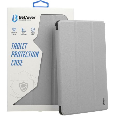 Чехол-книжка BeCover Soft Edge TPU для Xiaomi Redmi Pad SE 8.7 Gray (712568)