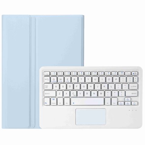Чехол с беспроводной клавиатурой (TouchPad) BeCover для Apple iPad Air 11 (2024/2025)	Light Blue (712598)