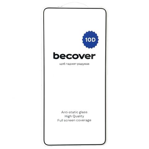 Защитное стекло BeCover для Oppo Reno12 F 5G Black 10D (712739)