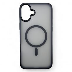 Чeхол-накладка BeCover Metal Buttons Case MagSafe для Apple iPhone 16 Black (712090)