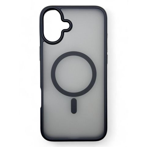 Чeхол-накладка BeCover Metal Buttons Case MagSafe для Apple iPhone 16 Black (712090)