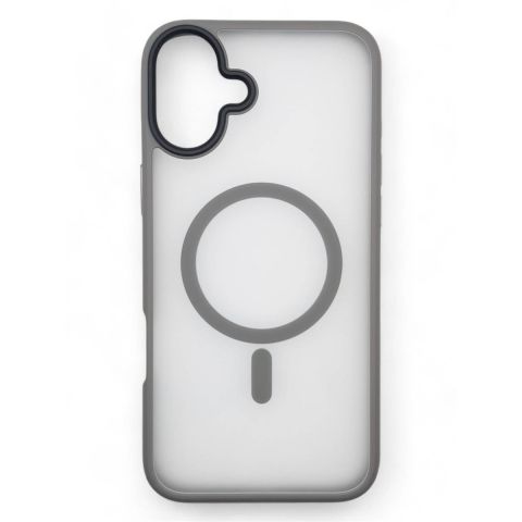 Чeхол-накладка BeCover Metal Buttons Case MagSafe для Apple iPhone 16 Gray (712092)