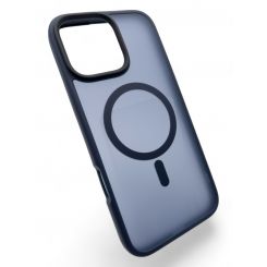 Чeхол-накладка BeCover Metal Buttons Case MagSafe для Apple iPhone 16 Pro Blue (712097)