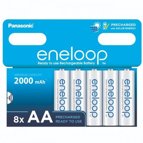 Аккумуляторы Panasonic Eneloop AA/HR06 NI-MH 2000 mAh BL 8 шт 