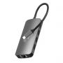 Док-станция Media-Tech USB-C HDMI/USB 3.0x3/RJ45/SD/MicroSD/PD 100W (MT5044)