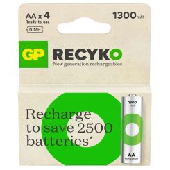 Аккумуляторы GP Recyko AA/HR06 NI-MH 1300 mAh BL 4 шт