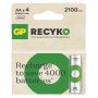 Аккумуляторы GP Recyko AA/HR06 NI-MH 2100 mAh BL 4 шт
