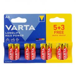 Батарейка Varta Longlife Max Power AAA/LR03 BL 8(5+3)шт