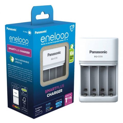 Зарядное устройство Panasonic Eneloop Smart Quick Charger AA/AAA (BQ-CC55E)