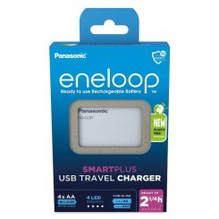 Зарядное устройство Panasonic Eneloop ready USB in/out с функцией Power Bank 