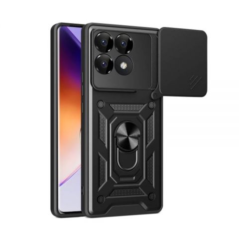Чeхол-накладка BeCover Military для Poco F6 Pro Black (712166)