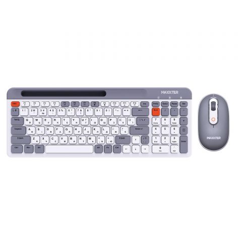 Комплект (клавіатура, миша) Maxxter KMS-WCM-03G-UA Комплект (клавіатура, миша) Maxxter KMS-WCM-03G-UA