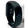Ремешок BeCover Vents Style для Xiaomi Mi Smart Band 9 Black Blue (711982)