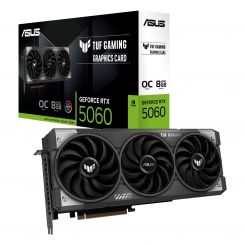 Видеокарта GF RTX 5060 8GB GDDR7 TUF Gaming OC Asus (TUF-RTX5060-O8G-GAMING)