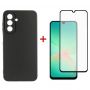 Чeхол-накладка Dengos Carbon для Samsung Galaxy A26 SM-A266 Black (DG-KM-137) + защитное стекло