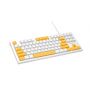 Клавиатура Aula F3032 KRGD Brown White (6948391201757)