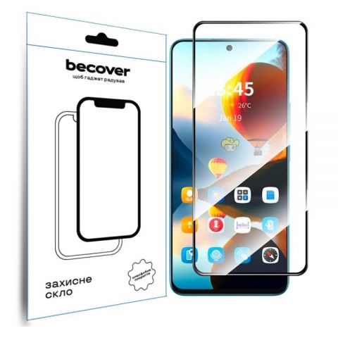 Защитное стекло BeCover для Infinix Hot 50 Pro (X6881) Black (712488) Защитное стекло BeCover для Infinix Hot 50 Pro (X6881) Black (712488)