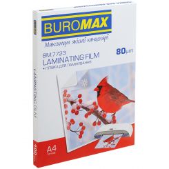 Пленка для ламинирования Buromax (BM.7723), глянцевая, А4, 80мк, 100 шт