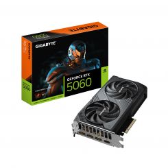 Видеокарта GF RTX 5060 8GB GDDR7 Windforce OC Gigabyte (GV-N5060WF2OC-8GD)