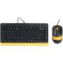 Комплект (клавіатура, миша) A4Tech F1110 Bumblebee