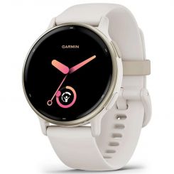 Смарт-часы Garmin Vivoactive 5 Cream Gold Aluminum Bezel with Ivory Case and Silicone Band (010-02862-5B)