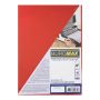 Обложка для переплета Buromax A4, 180 мк, красная, 50шт. (BM.0560-05)