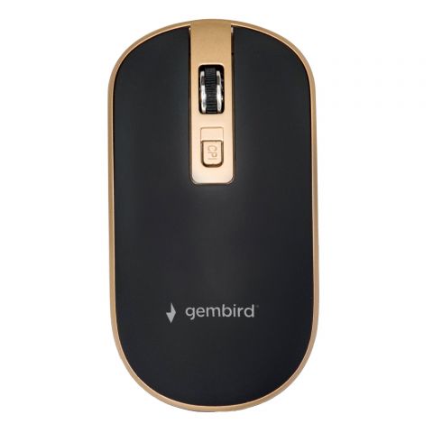 Мышь беспроводная Gembird MUSW-4B-06-BG Black/Gold
