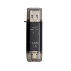 Флеш-накопитель USB 3.0 128GB Type-C T&G 009 Star Series Black (TG009TC-128GBK3)