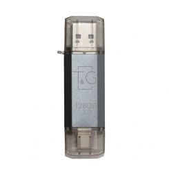 Флеш-накопитель USB 3.0 128GB Type-C T&G 009 Star Series Silver (TG009TC-128GSL3)