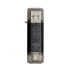 Флеш-накопитель USB 3.0 16GB Type-C T&G 009 Star Series Black (TG009TC-16GBK3)