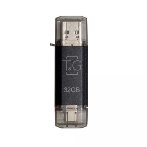 Флеш-накопитель USB 32GB Type-C T&G 009 Star Series Black (TG009TC-32GBK)