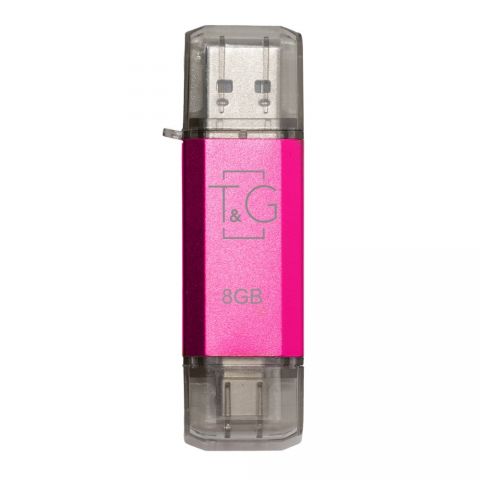 Флеш-накопитель USB 8GB Type-C T&G 009 Star Series Fuchsia (TG009TC-8GFC)