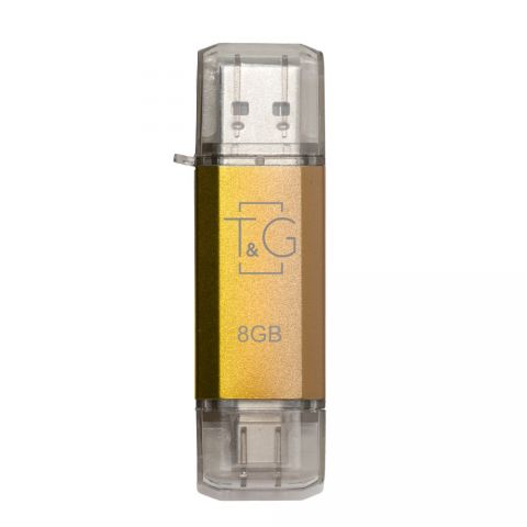 Флеш-накопитель USB 8GB Type-C T&G 009 Star Series Gold (TG009TC-8GGD)